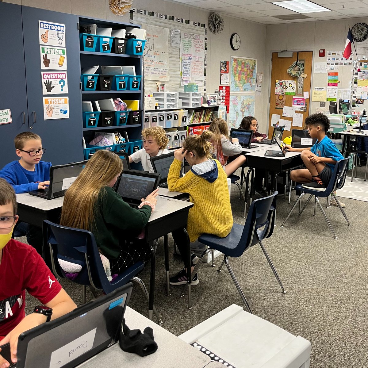 Melissa Chambers (@melissacltc) on Twitter photo I had so much fun talking to students about coding with the #HourOfCode. They were having such great conversations!!
Thank you <a href="/MrsRodriguez4th/">BROOKE ALLYSON RODRIGUEZ</a> for letting me come in and learn alongside your kids! #CCISD1to1 <a href="/RobRangers/">Robinson Elementary</a>
"I just wrote 83 lines of code!" I had so much fun talking to students about coding with the #HourOfCode. They were having such great conversations!!
Thank you <a href="/MrsRodriguez4th/">BROOKE ALLYSON RODRIGUEZ</a> for letting me come in and learn alongside your kids! #CCISD1to1 <a href="/RobRangers/">Robinson Elementary</a>
"I just wrote 83 lines of code!"