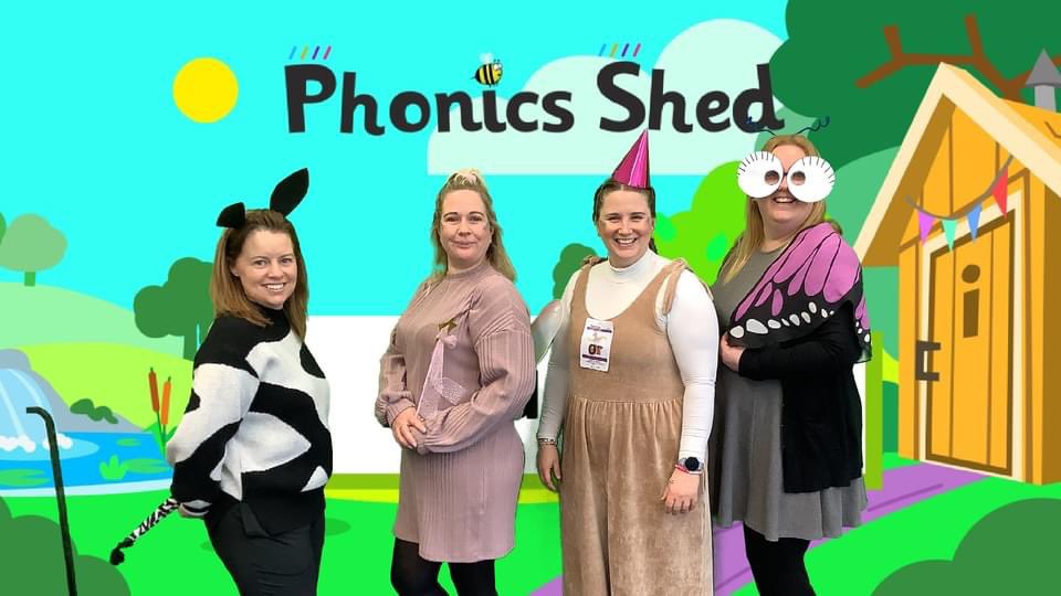 The @cornerstonecofe YR Team had a wonderful #WorldBookDay dressing up as characters from @PhonicsShed!