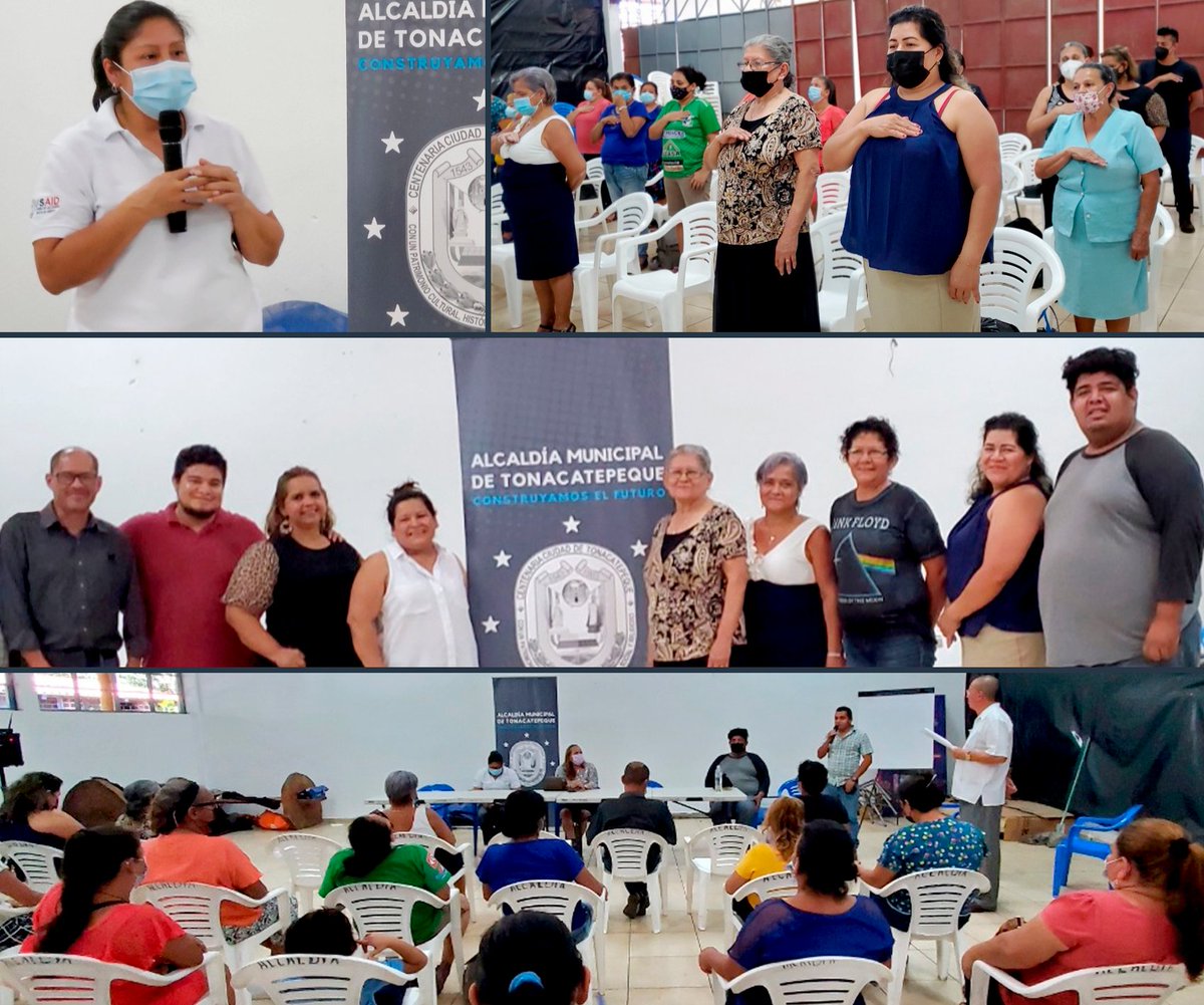 Presentamos la Junta Directiva del Mercado Municipal de Tonacatepeque, inscrita en el Registro de Asociaciones Comunales para el ejercicio de funciones durante el período 2022-2024.