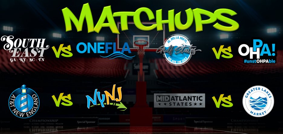 The bracket is official! HERE WE GO! @theeastregion #sERve1st