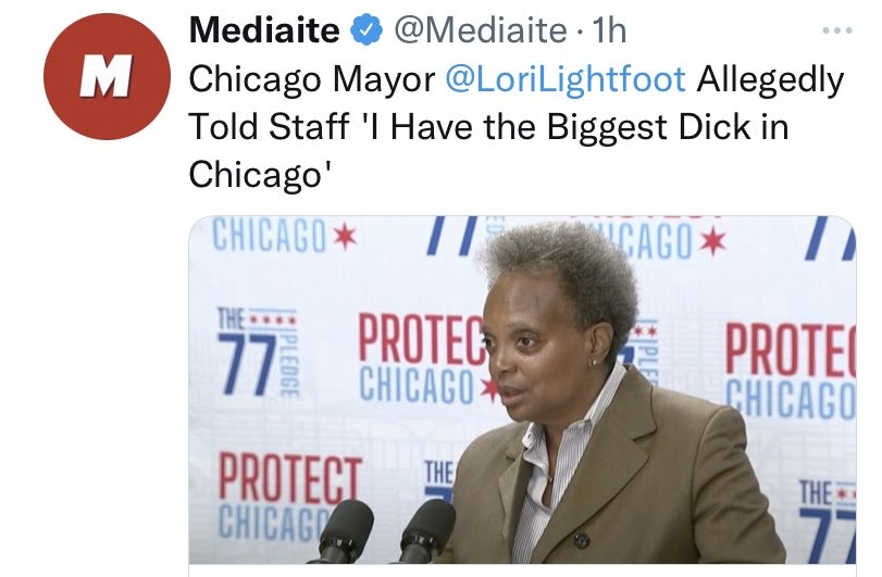 CortesSteve's tweet photo. Quite a week of news in Chicago!

First the indictment of the longtime political boss of bosses, Mike Madigan.

Then, this revealing declaration from Lori Lightfoot… https://t.co/rmGathcwHc
