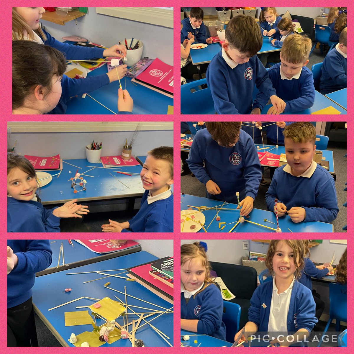 Dosbarth Rhiannon Roberts loved making their factories for Willy Wonka. There was lots of evaluating and making improvements to their structures #DPSSTEAM @DeightonPrimary