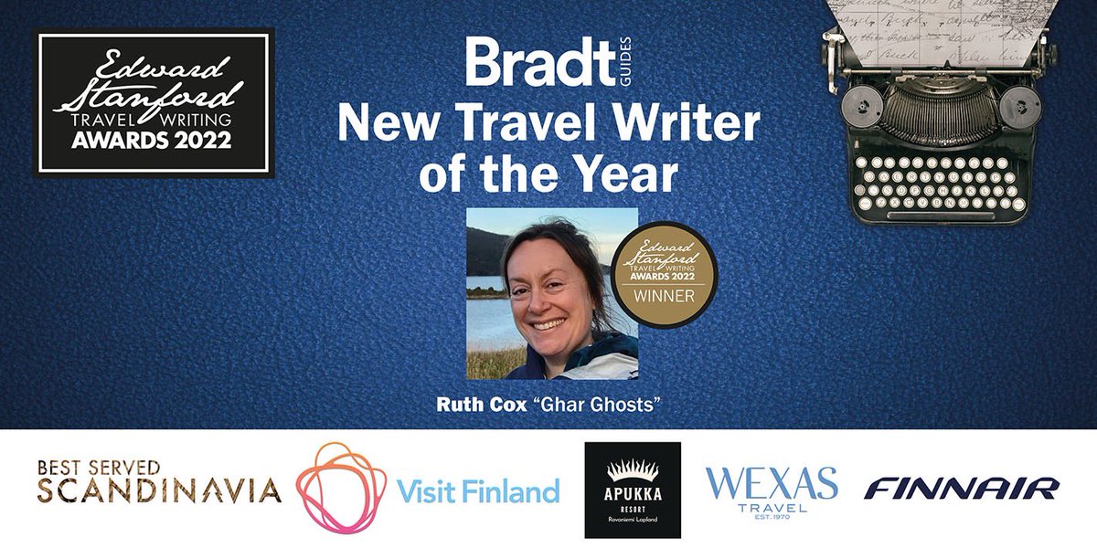StanfordsTravel's tweet photo. The winner of the 2022 Edward Stanford Travel Writing Awards, @BradtGuides New Travel Writer of the Year is…
Ghar Ghosts by Ruth Cox
#ESTWA22
@WEXAS
https://t.co/bUGJDz1Wg8 https://t.co/8kqycSmRuK