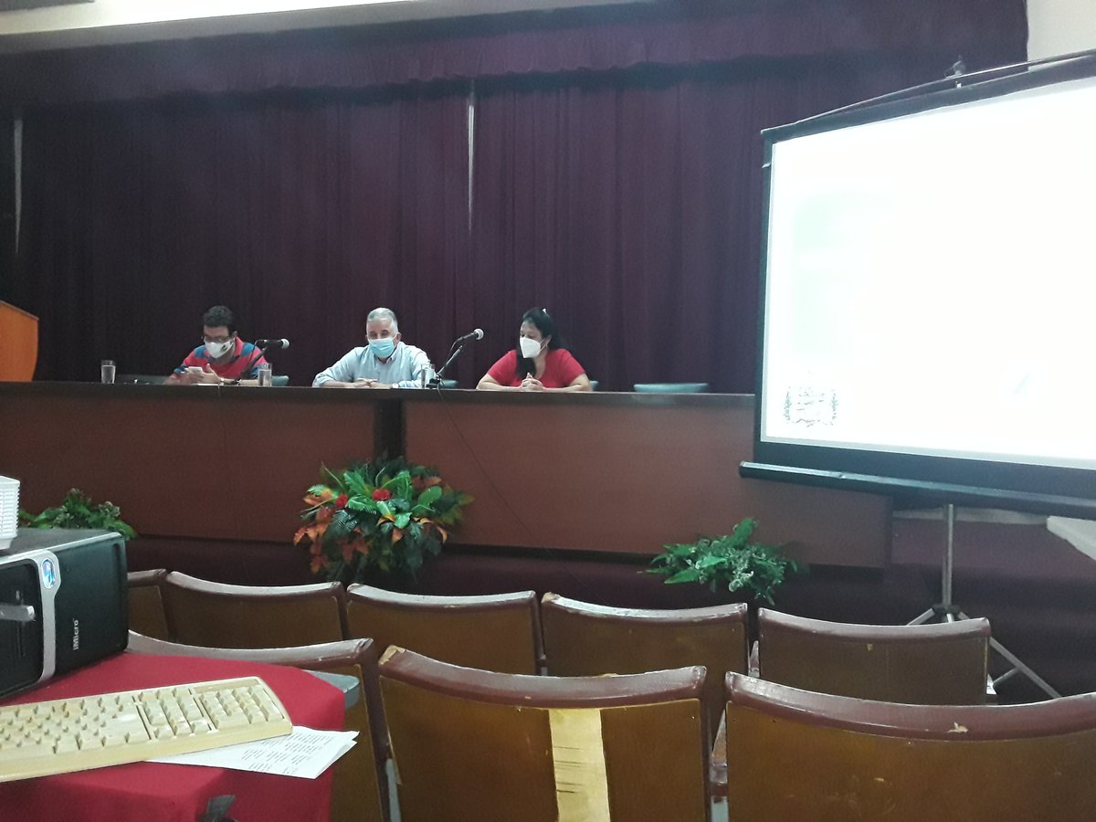 AccPinar's tweet photo. Miembros de la Filial provincial de la ACC y el Rector de la Universidad de Pinar del Río, participan en el Consejo Técnico Asesor como parte de la alianza Gobierno-Universidad #CubaesCiencia https://t.co/gUZsMPlzSy