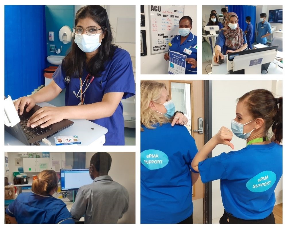 enherts's tweet photo. A huge #ThankYouThursday to EVERYONE involved in the rollout of ePMA this week – changing our paper medication charts to digital ones 📋➡️🖥️👏

It's been a huge team effort involving our digital and pharmacy teams, with clinical colleagues embracing the change 💊🏥 #ePMA #KOPS https://t.co/7GVyXrHLTQ