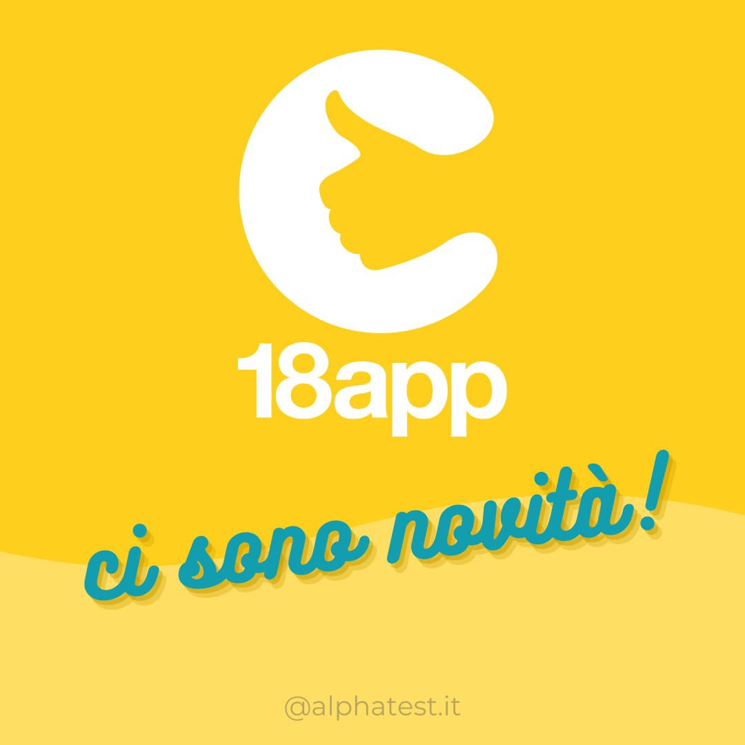 alpha_test's tweet image. 🚀È ufficiale🚀
il  #bonuscultura per i ragazzi nati nel 2003 sarà disponibile a partire dal 17 marzo 2022. 

Non fatevi trovare impreparati: leggete l'approfondimento per capire come attivarlo!

bit.ly/34bGPyl

#18app #alphatest