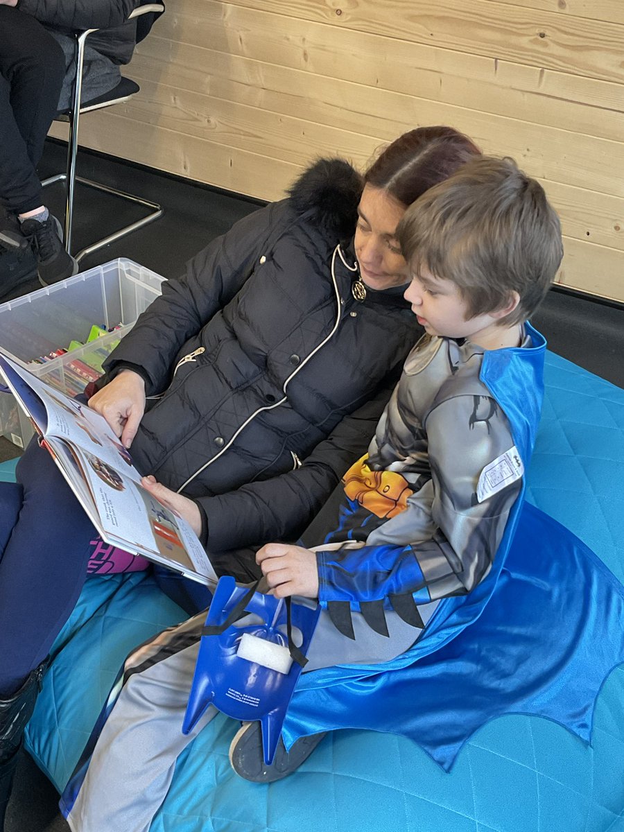 Class3wade's tweet image. Super World Book Day today. Parents joining us to read in Lynn’s Lodge and story reading in class.