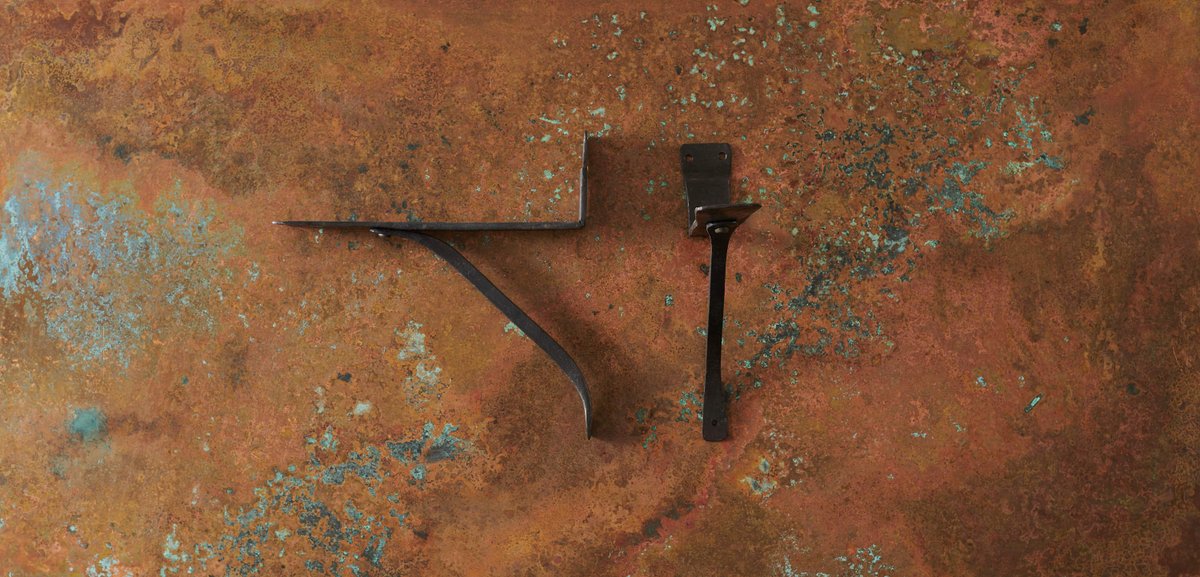 deVOLKitchens's tweet image. Our new range of iron hooks and brackets have all been hand-forged by deVOL’s in-house blacksmith at Cotes Mill, each one is just a little bit different. devol.ltd/IronBrackets #EnglishDesign