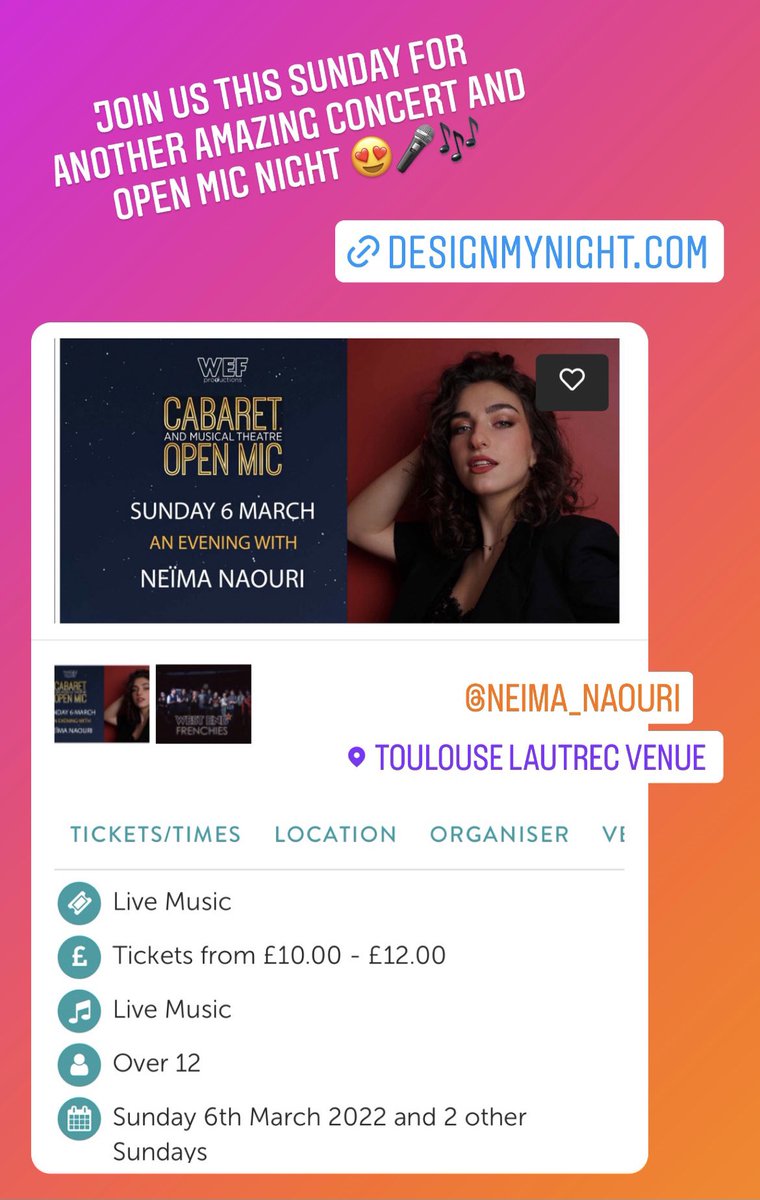 Get your tickets here -> designmynight.com/london/whats-o…
