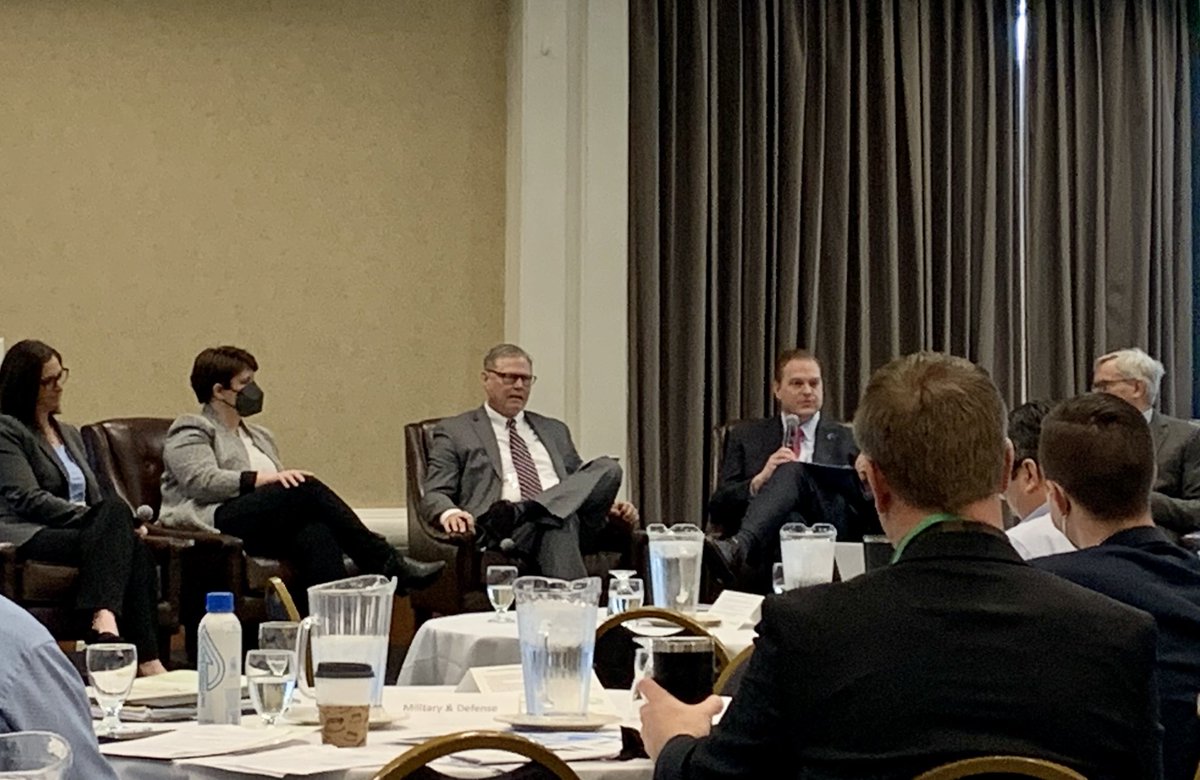 Our Exec Director James Thompson joins leaders of  <a href="/awbolympia/">AWB</a>, <a href="/WACounties/">Washington Counties</a>, <a href="/AWCities/">Association of Washington Cities</a>, <a href="/WAWorkforce/">Washington Workforce Association</a> at the <a href="/WashingtonEcon1/">Washington Economic Development Association</a> conference happening today- talking #waleg &amp; current events.