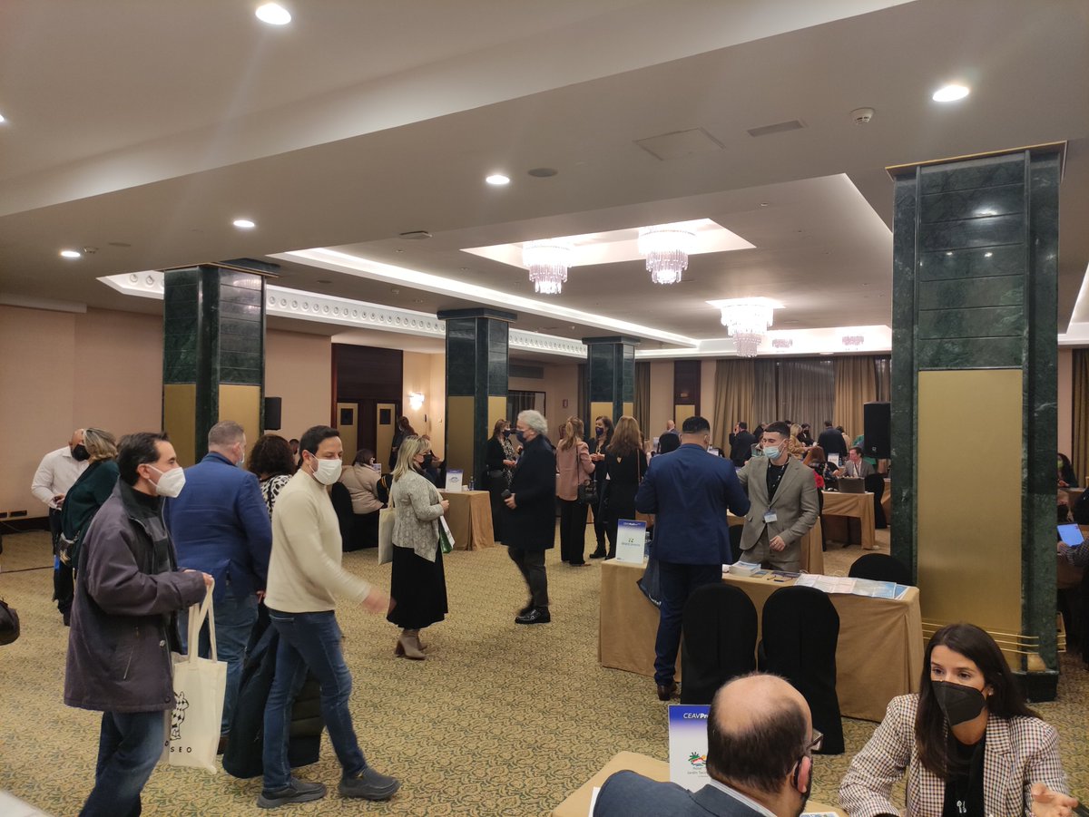 CEAV_AAVV's tweet photo. Celebramos el primer workshop del CEAV Protour 2022. En Madrid, más de 100 #agenciasdeviajes se reúnen con proveedores turísticos para dinamizar sus relaciones comerciales #ceavprotour2022 @Almudena_Maillo https://t.co/R0T7jJYhI2