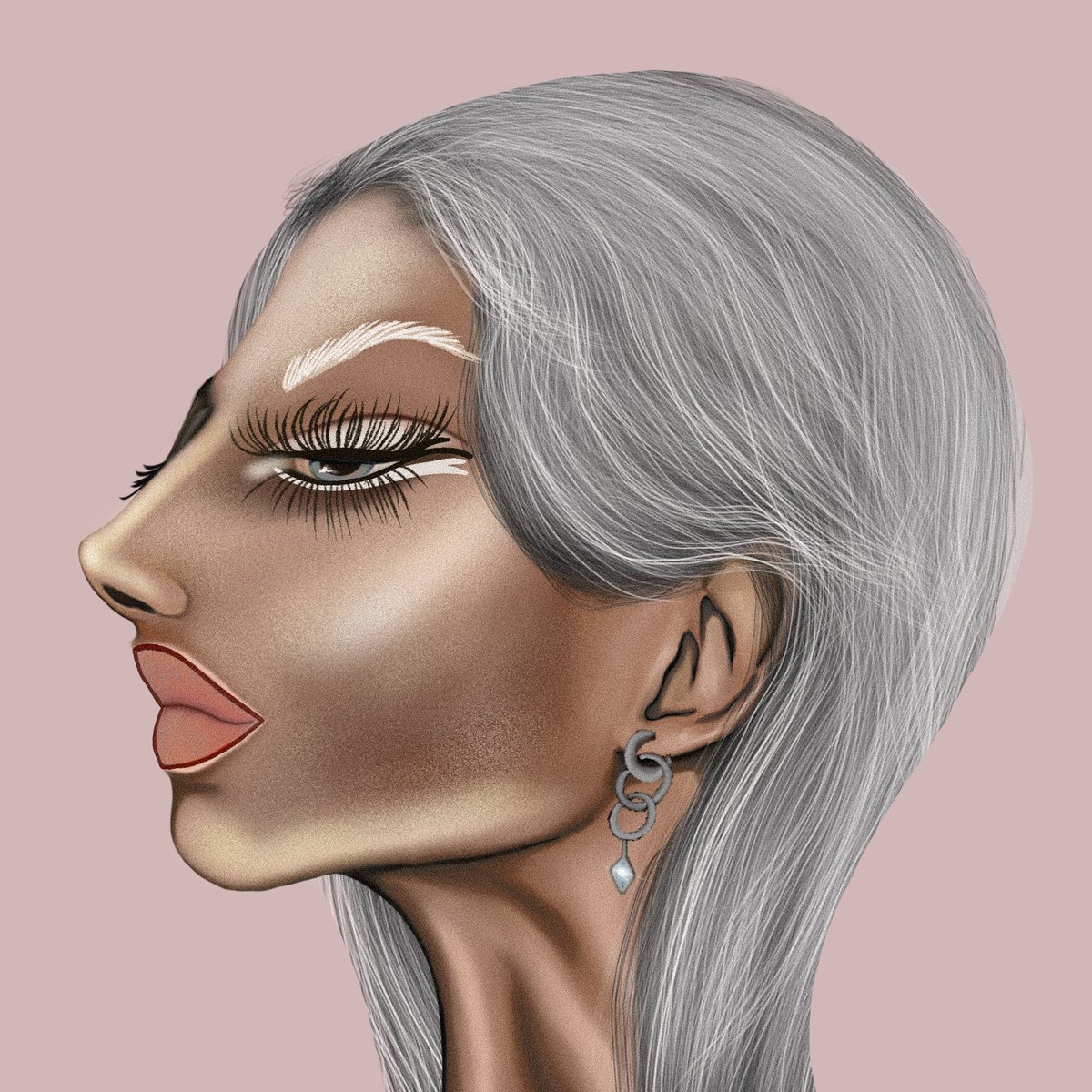 yeii4_'s tweet photo. 👩🏻‍🦳 #Drag #NFTCollection #cryptoart https://t.co/oBB641KP8O