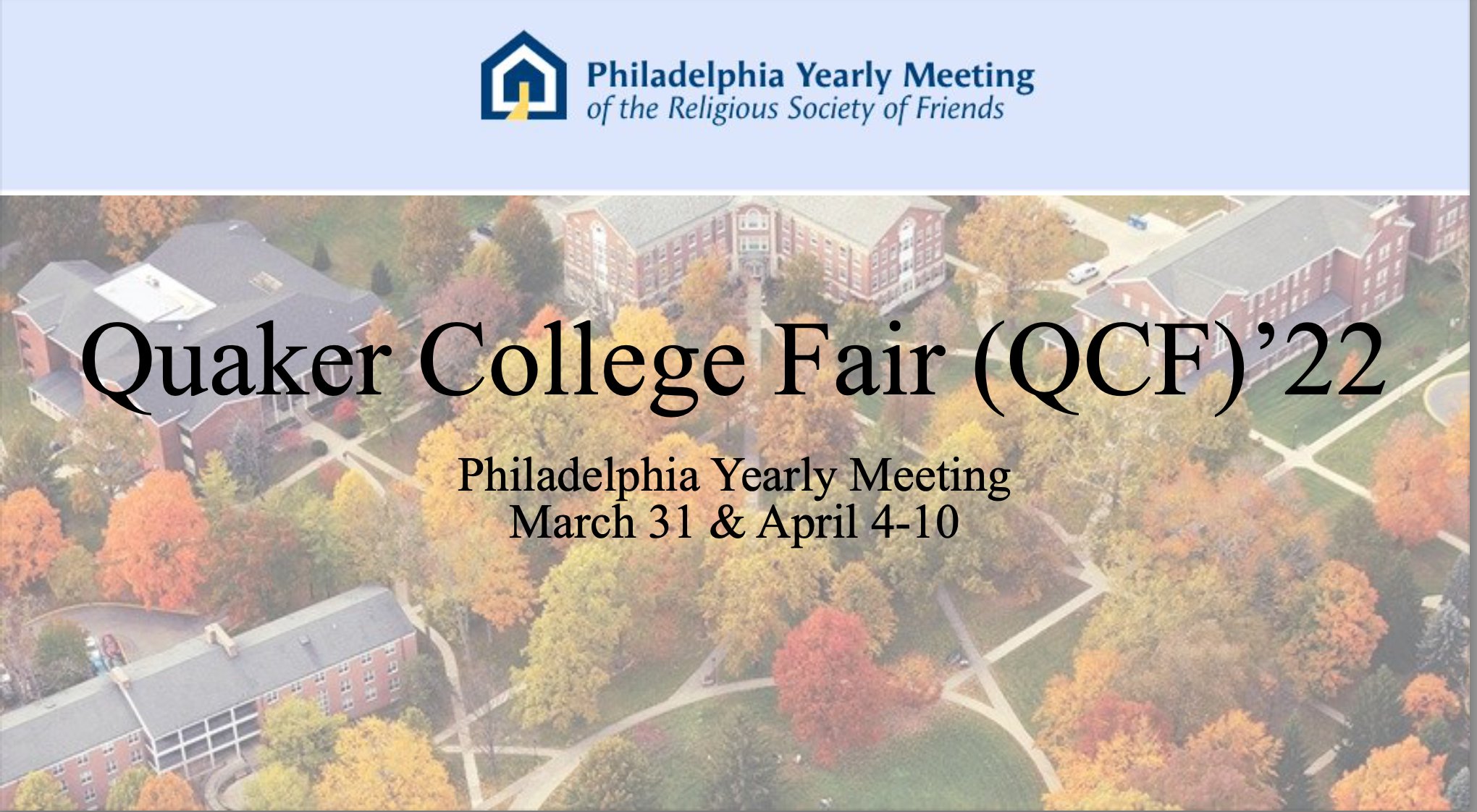 FriendsCouncil on Twitter "Mark your calendars now for the QuakersPYM