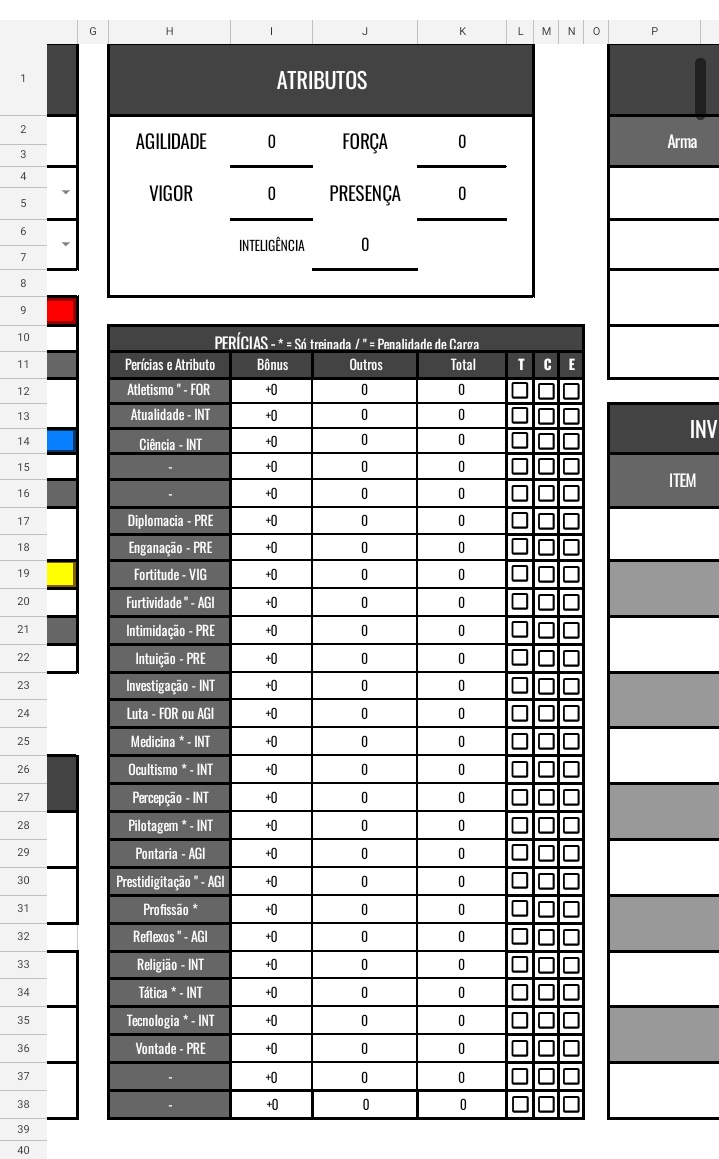 FICHA DO ESPANTALHO (Editada) : r/OrdemParanormalRPG