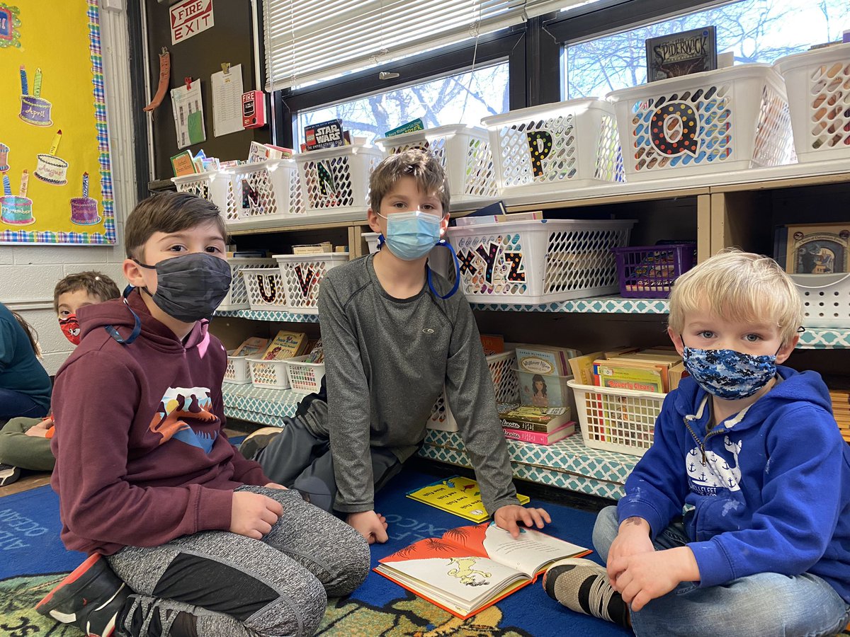 Reading with our PreK buddies @MsLudwigPreK