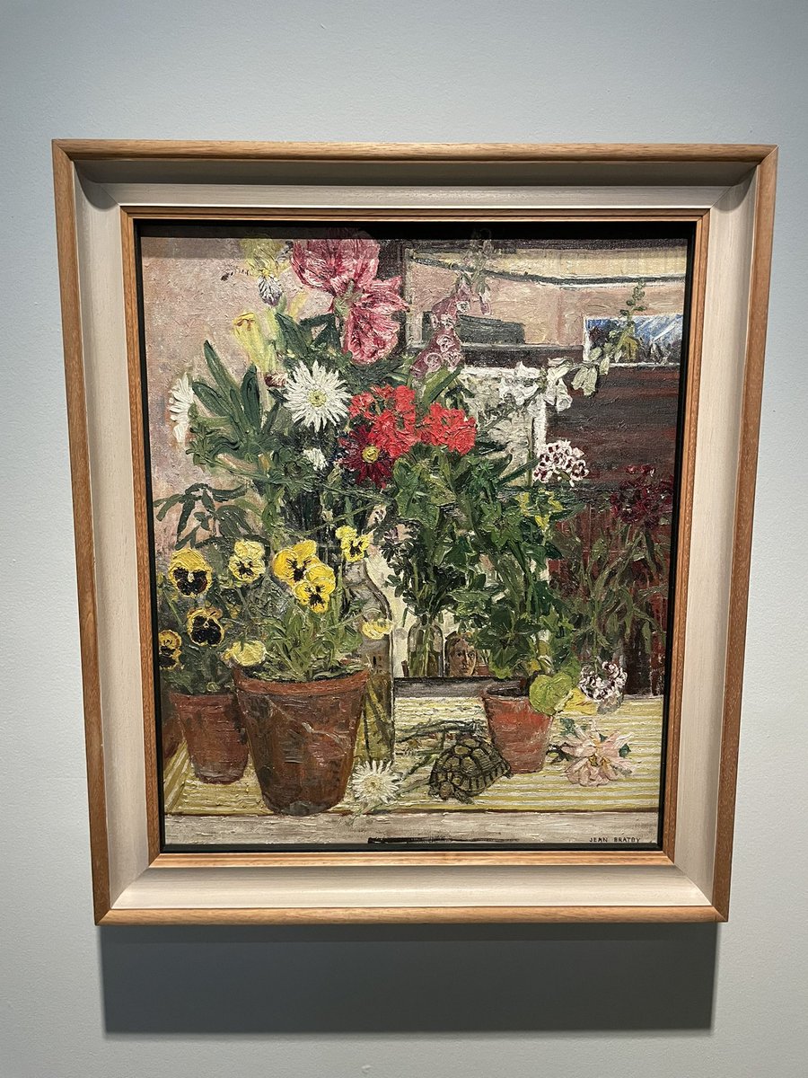 Through the Looking Glass by #JeanCooke 1960 @BarbicanCentre new #postwarmodern exhibit. #floralart #art #exhibition #femaleartists