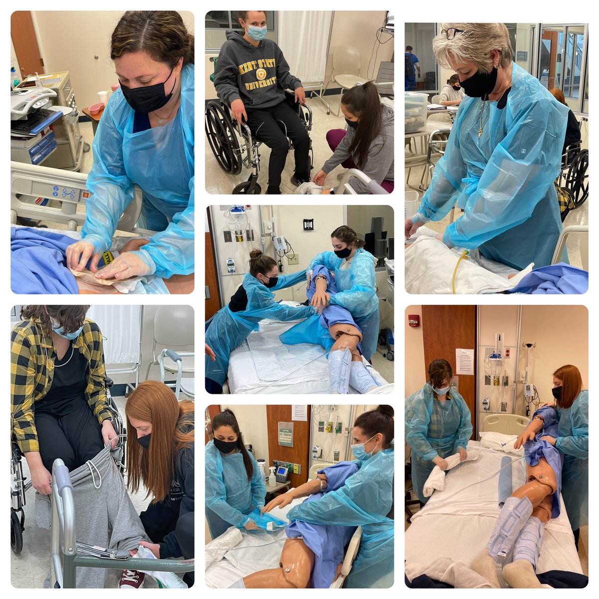 “It’s the most wonderful time of the year!” 🎶🎶🎶 SIM LAB DAY!! 💛💚 #AisforAwesome <a href="/KSU_Ashtabula/">Kent State Ashtabula</a>