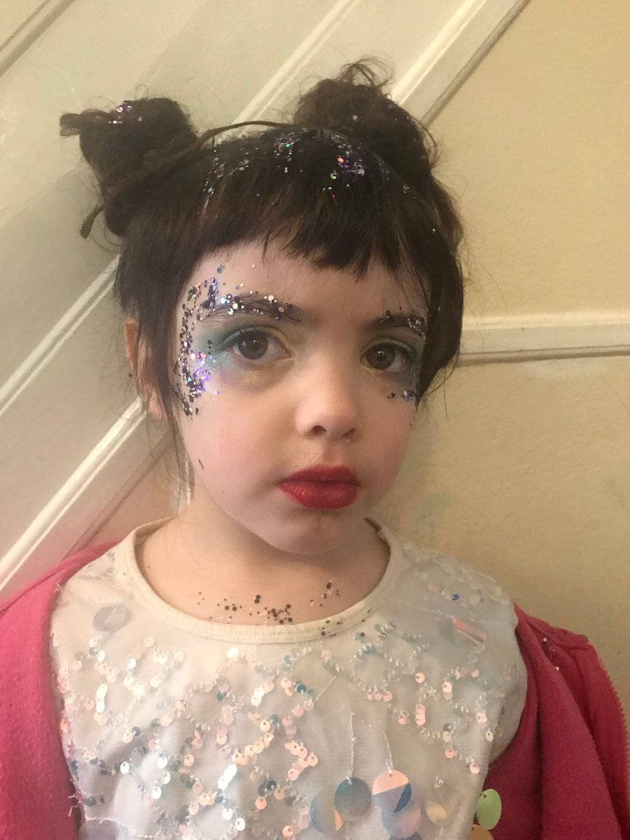 EmWoodhouse91's tweet photo. The kids had the best day for world book day today 📚 
Dressed as words, Jack as “Kind” spent the day handing out affirmations to his friends &amp; Nicole dressed as “sparkle” both very apt for their personalities I thought 💖 We loved seeing everyone’s costumes 
@GrosvenorParkPr https://t.co/MSpVpGZomq