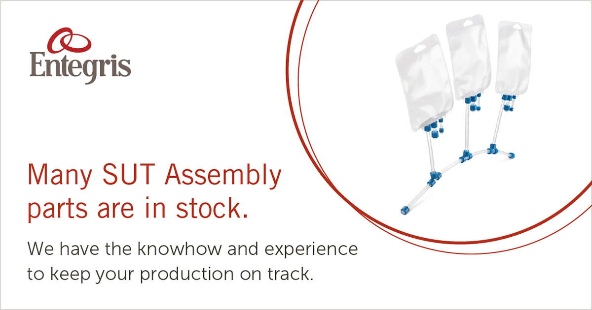 Entegris's tweet image. Tired of long lead times for tube sets &amp;amp; assemblies? In as little as eight weeks, #Entegris can provide you with assemblies from our design space to keep your production on track. Contact us now! bit.ly/3vA7TCI. #biotech #singleusesolutions #biopharma #lifesciences