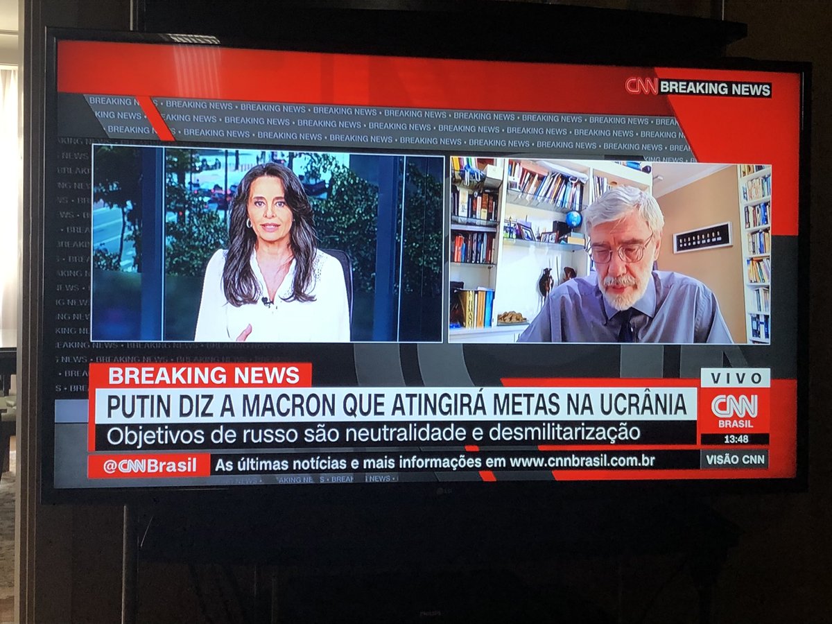 Prof Leonardo Trevisan comentando a Guerra na Ucrânia na CNN