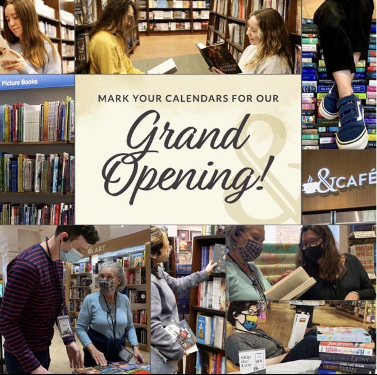 Are you ready? We are finishing up the final touches! Mark your calendars and join us on Monday, March 7th at 10am! It’s going to be a CELEBRATION!
*
#grandopening #bookstagram #localauthors #leuchtturm1917  #bnbuzz @Leuchtturm1917 @tjklune @MargaretRodenberg