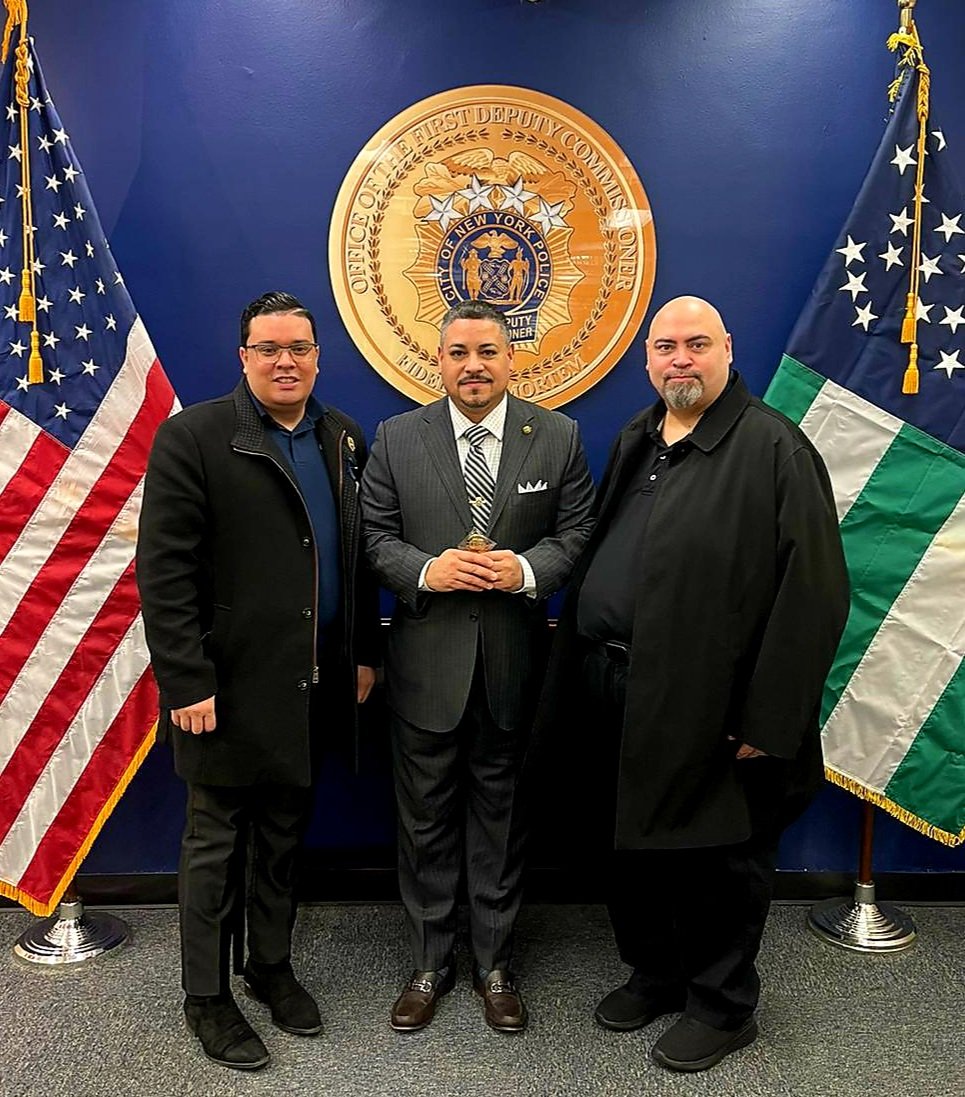 Great meeting with <a href="/NYPDFIRSTDEP/">Edward Caban</a> and <a href="/eventsdirector/">Alejandro Zayas</a>