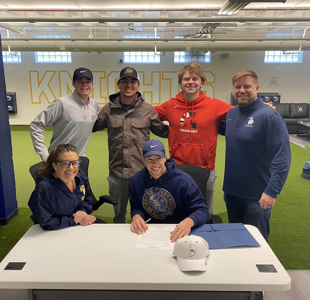 officially a knight!!! <a href="/MUKnightsgolf/">Marian Men's Golf</a>