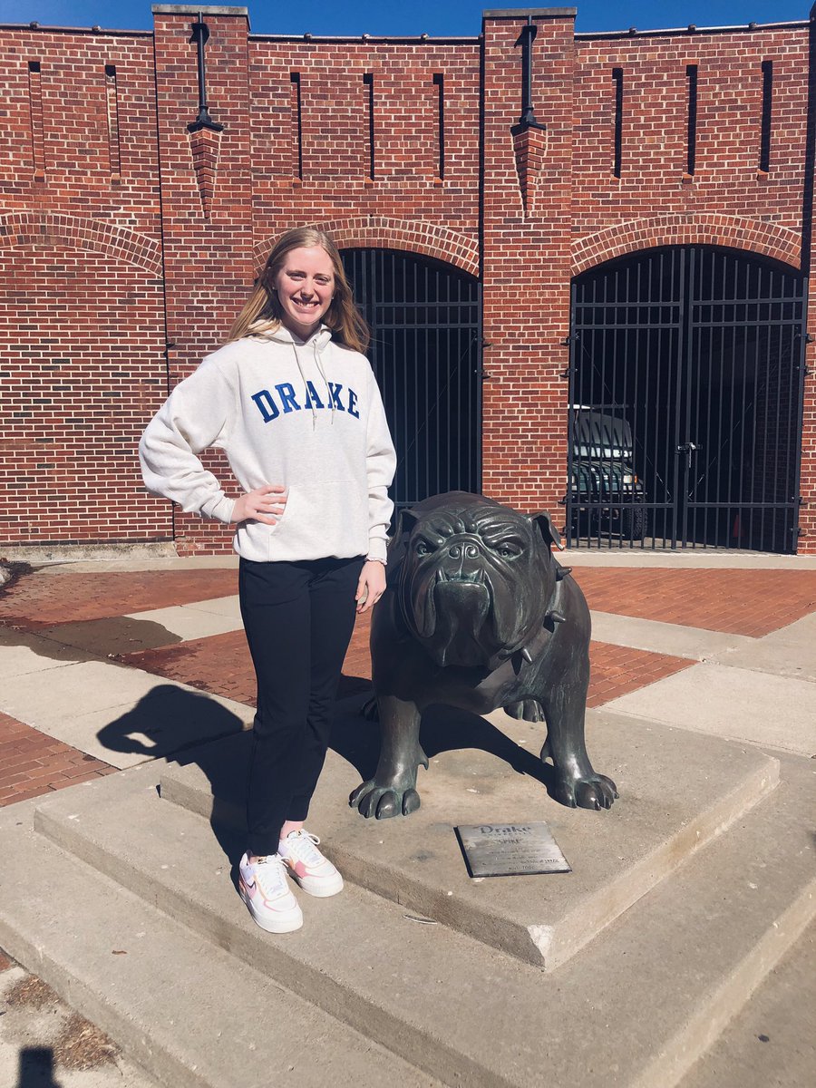 OlejniczakLydia's tweet image. I am so excited to announce my commitment to further my academic and athletic career at Drake University! I cannot thank my family, coaches, and teammates enough for all that they have done for me. I am so grateful for this opportunity. Go Bulldogs!! 🐶🤍 @DrakeSoftball