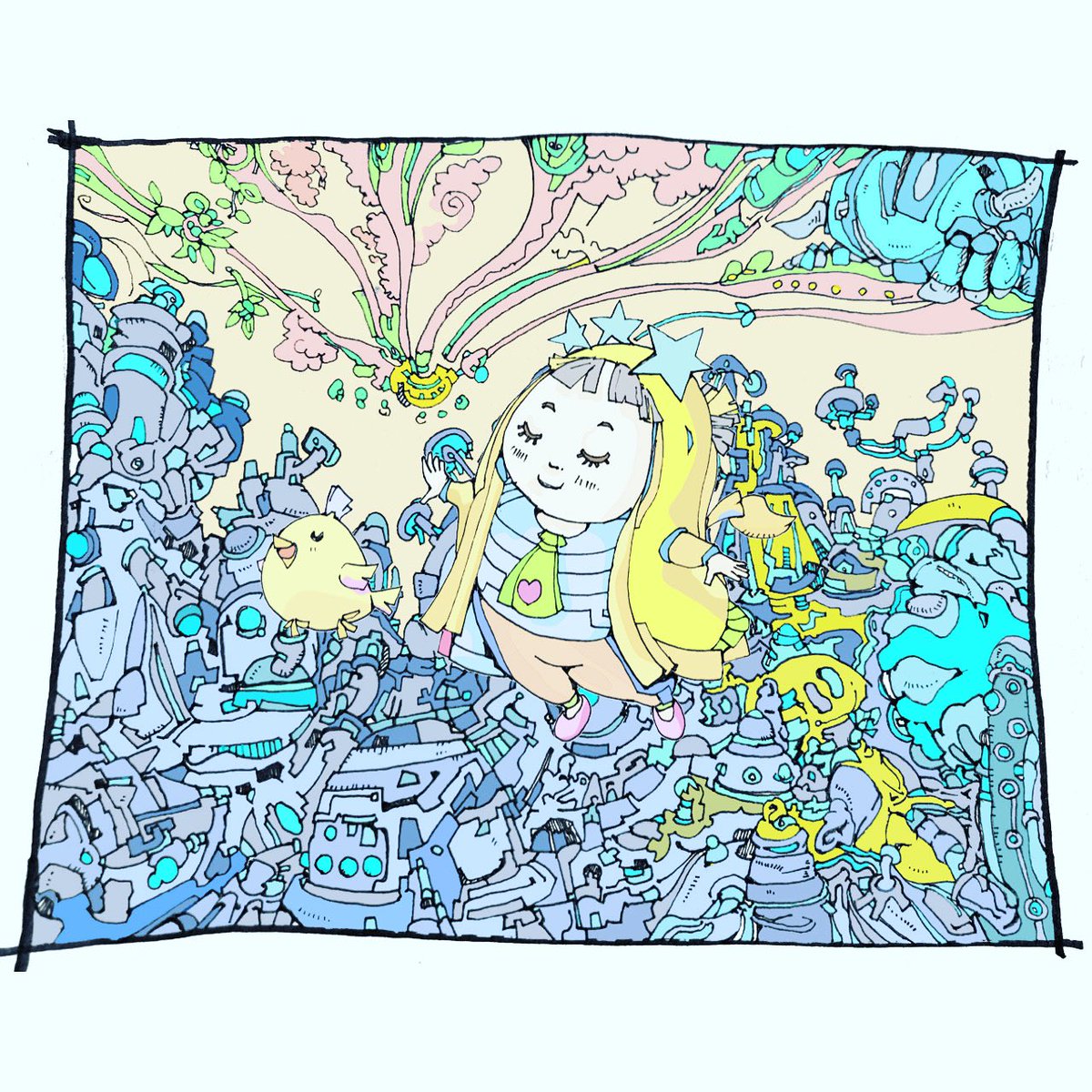 ほんのちょっとゆっくり夢見てみよ。

#illustration #illust #illustrationart #art #artwork #Dreamer #イラスト #イラストレーター #イラストレーション #イラスト好きさんとつながりたい #絵描きさんと繋がりたい #ほんのちょっと #夢絵描きさんと繋がりたい #夢みよう 