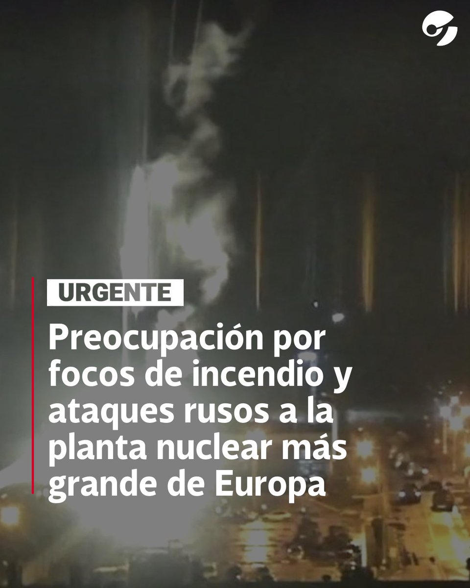 Preocupación por los ataques en la planta nuclear Zaporizhzhya.

"El fuego ya se ha desatado. Si explota, ¡será 10 veces más grande que Chernobyl! ¡Los rusos deben cesar INMEDIATAMENTE el fuego", tuiteó el ministro de Relaciones Exteriores ucraniano.

Más: clar.in/3sBji39