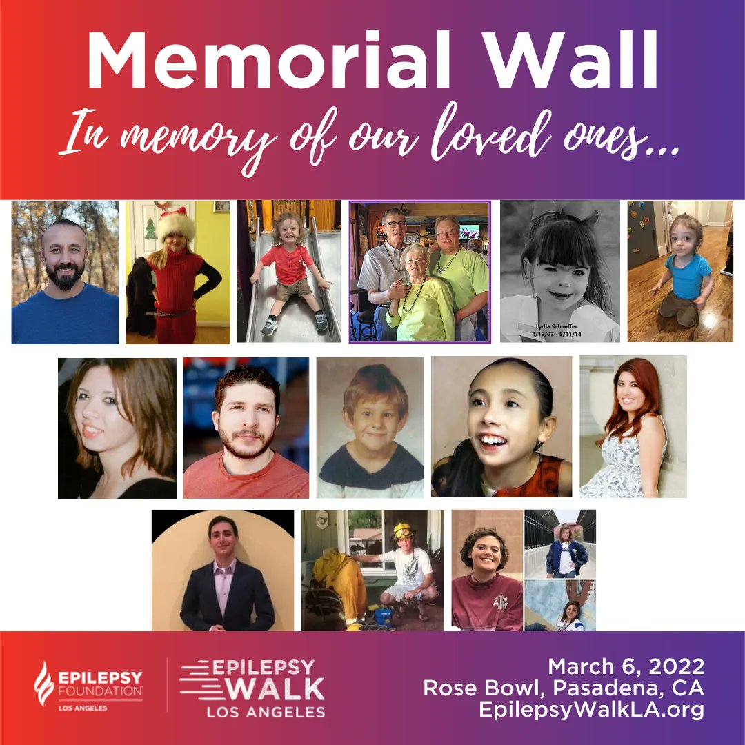 EpilepsyFdnLA's tweet photo. ...You are not forgotten. 💜 Here's a preview of the Memory Wall for #EpilepsyWalkLA on March 6. Are you walking in memory of someone you loved? Bring their photo or write their name on the wall.
Register, Donate, or Take Action: https://t.co/RoXPsnDbJu
#EndEpilepsy #EndSUDEP https://t.co/HWIjqeR3hp