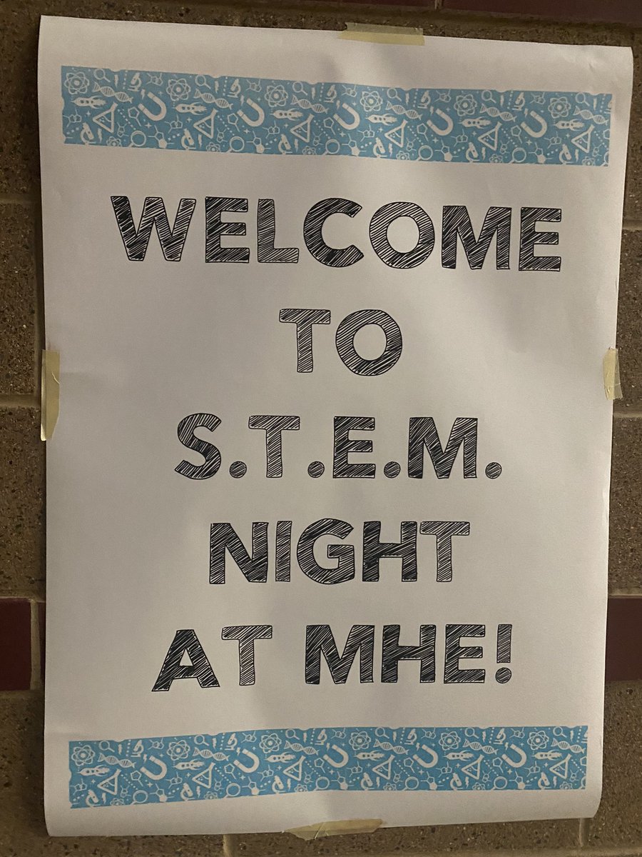 NickHoltvluwer's tweet photo. It’s a fantastic time to be @MHEParker for our 1st STEM Night Event! Great work, @George_mhe4 #LoveMHE #StickWithKindness https://t.co/HxbJQfXPBw