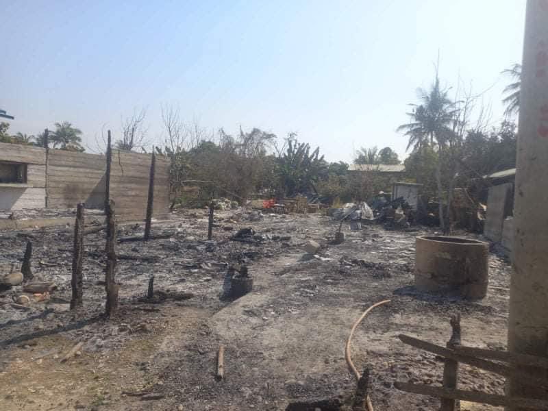 From 28Feb to 2Mar ,6 villages in Gangaw Township, Magway Region were raided by the military council and houses were set on fire.Besides,22 unarmed civilians were killed by the terrorist Junta.#WhatsHappeningInMyanmar #2022Mar4Coup #CivilianCasualtiesByJunta #WarCrimesOfJunta