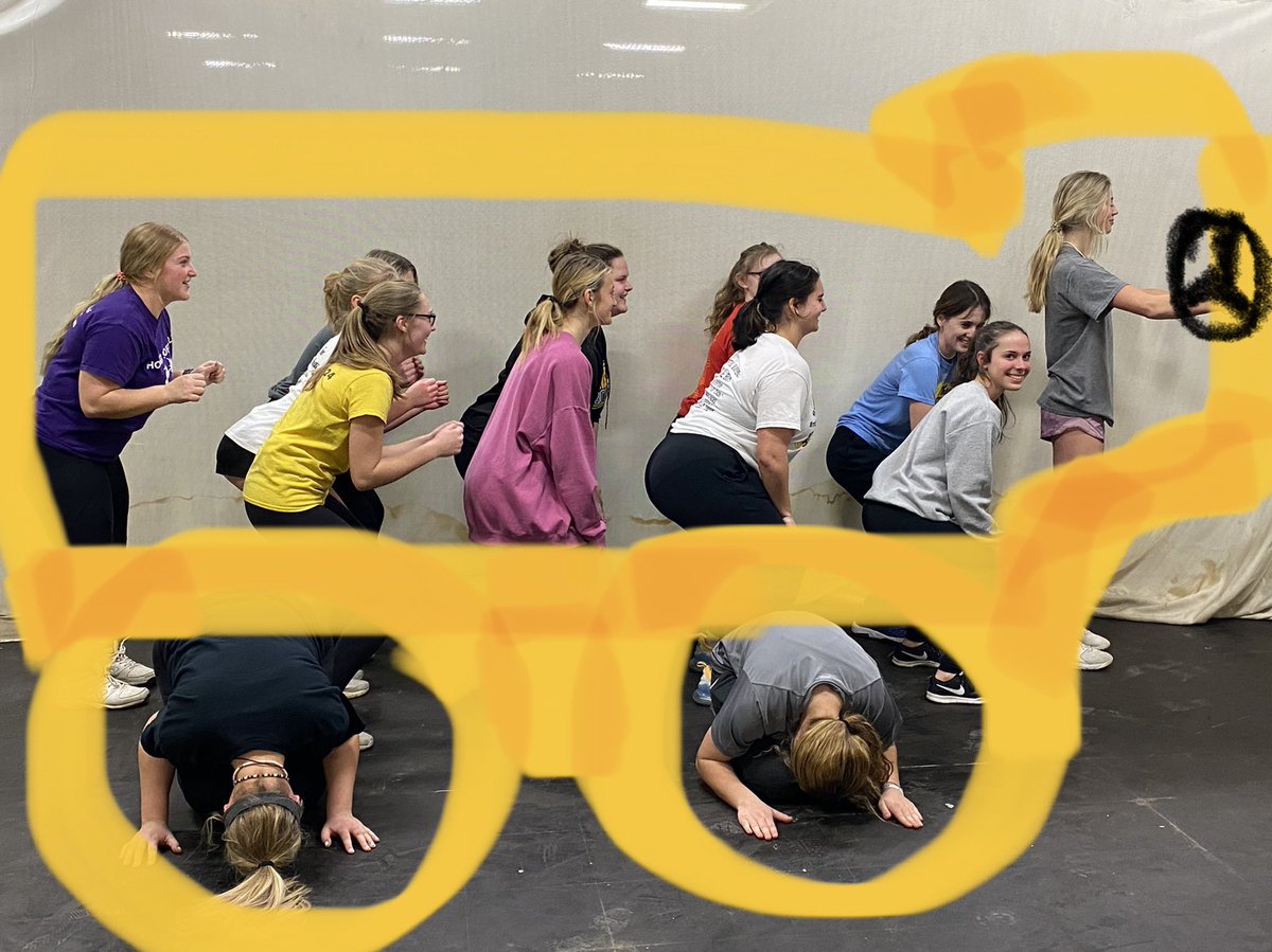 Coach_SFuller's tweet photo. So proud of every single member of this entire program. Welcome, varsity 2022. Let’s make a difference. (A for effort on pic 2 🤣). #beyondstate #roofleaks #movethebus #1percentbetter #dimples #golfballs #weLOVEthisgame #aerodynamics #newtonsthirdlaw https://t.co/gwAl0aNkR2