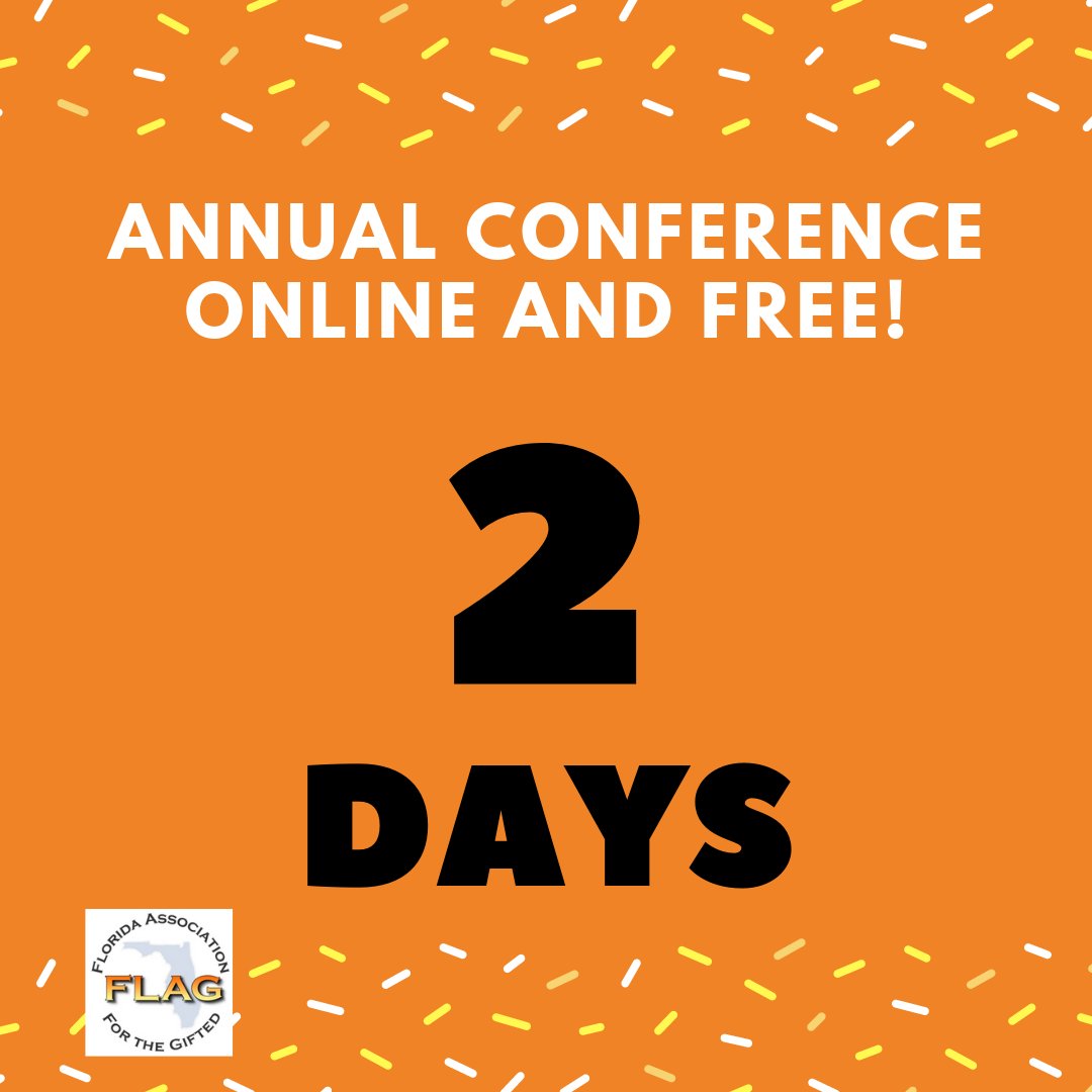 It's happening in 2 days! Register!

The conference is March 5th - 6th. There will be both live and recorded sessions. Register at FloridaGifted.org so you have all the links and the schedule! #gifted #freepd #conference #nagc #teachersofinstagram #education #giftedlearners