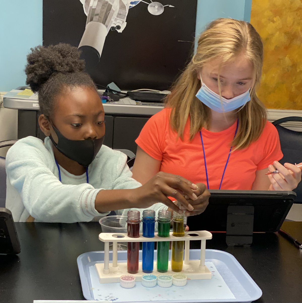 PikeRoadSchools's tweet photo. Check out Mrs. Paulk and Ms. Todd’s C6 students learning about endothermic and exothermic reaction, buoyancy density, coding, and robotics on their field trip to STARBASE Maxwell. #PRIS #PikeRoadWay #PikeRoadSchools #ThinkInnovateCreate https://t.co/iB3kGUUFfZ