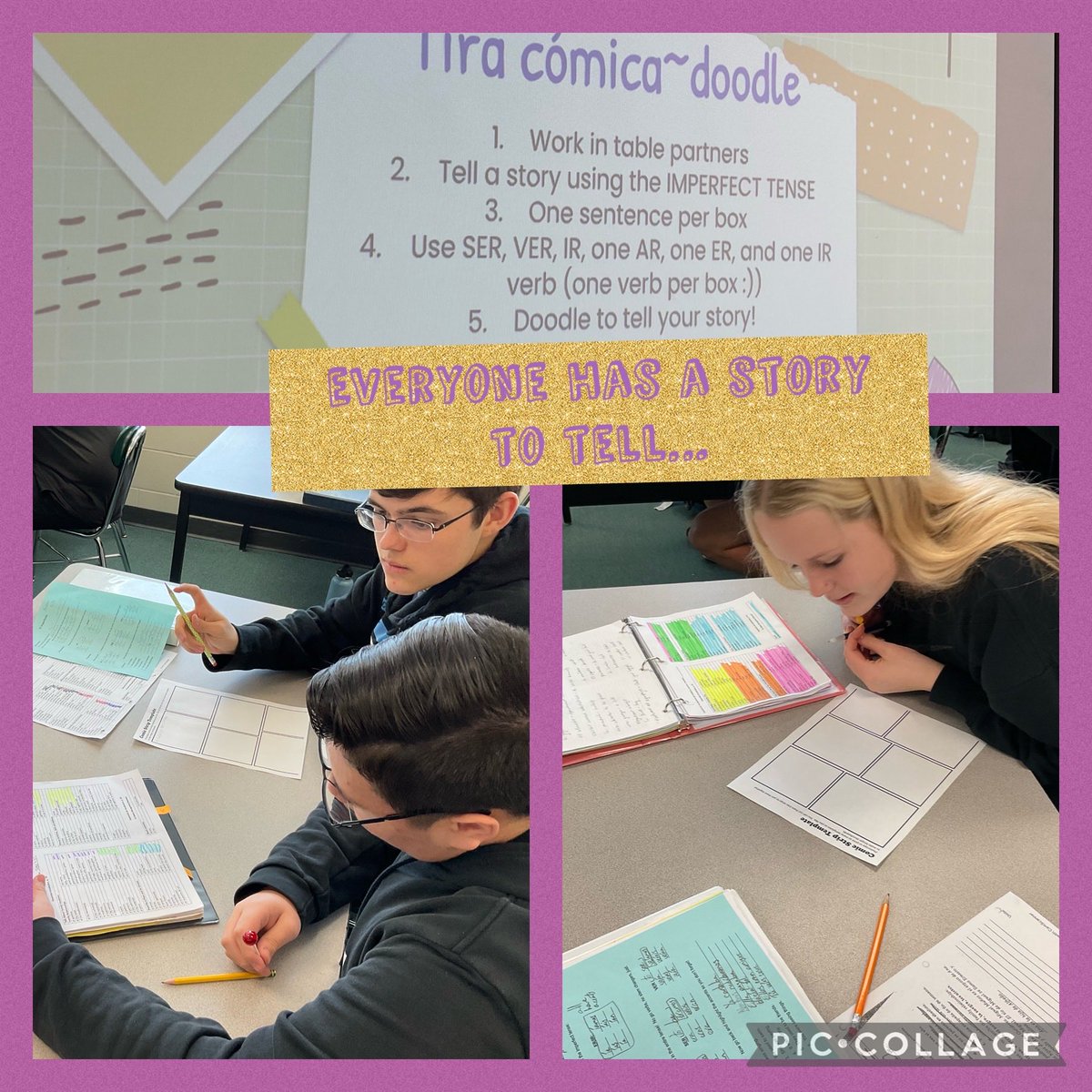 Señorita Jones challenges Spanish scholars with stories and success criteria! ⁦<a href="/MWHSWildcats/">Millard West HS</a>⁩ ⁦<a href="/dramyhimes/">Amy Himes</a>⁩ #Proud2bMPS ⁦<a href="/MPS2Ed/">MPS Secondary Ed</a>⁩