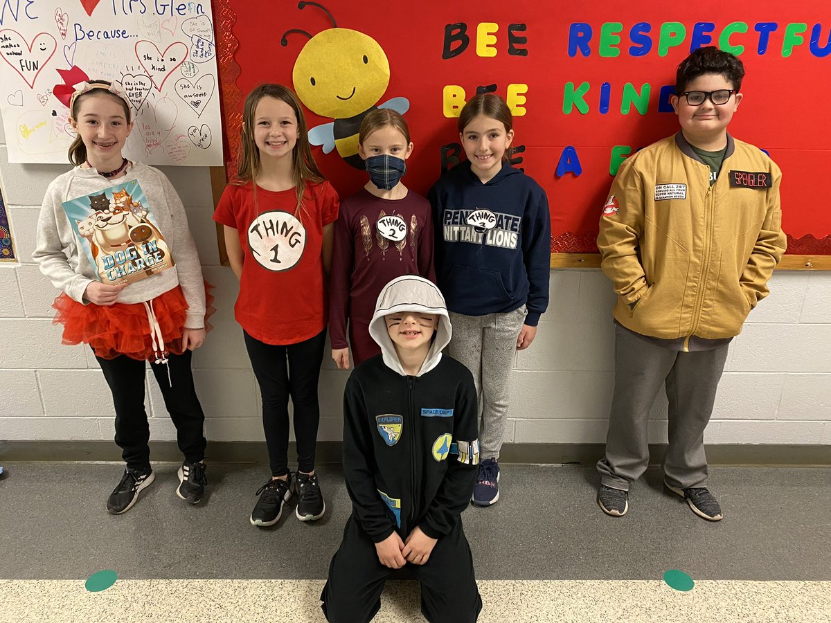 13shanson's tweet photo. Guth students brought book characters to life today! 😀📚❤️@GuthElementary @PennridgeSD https://t.co/JZZBSYPY3I