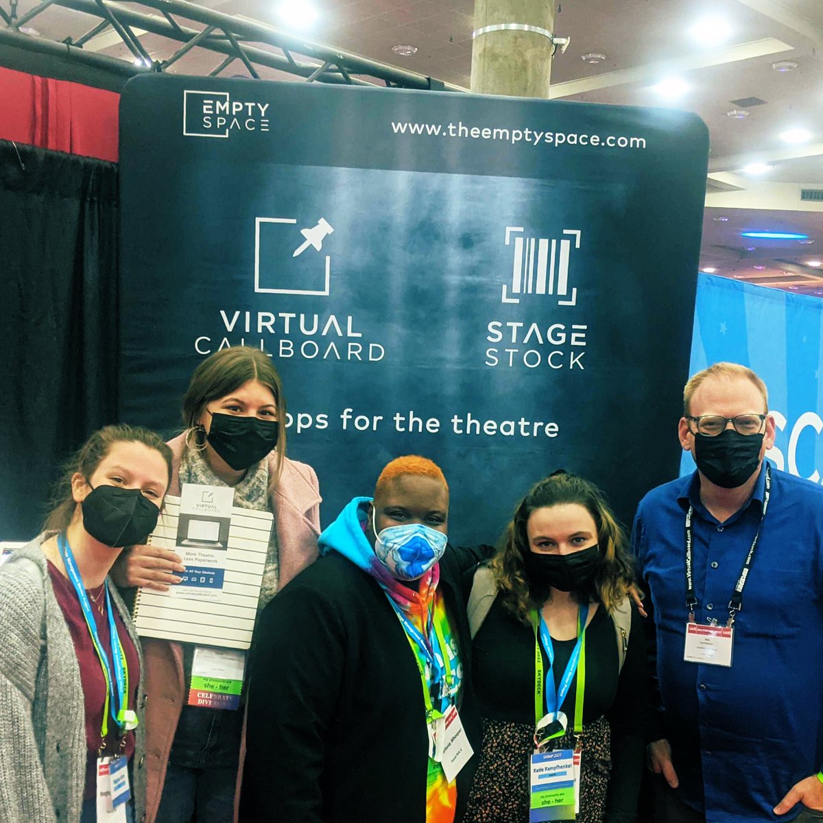 EmptySpaceTech's tweet image. Great to meet the folks in the Stage Management Mentorship Project here at #USITT! Future stage managers FTW!