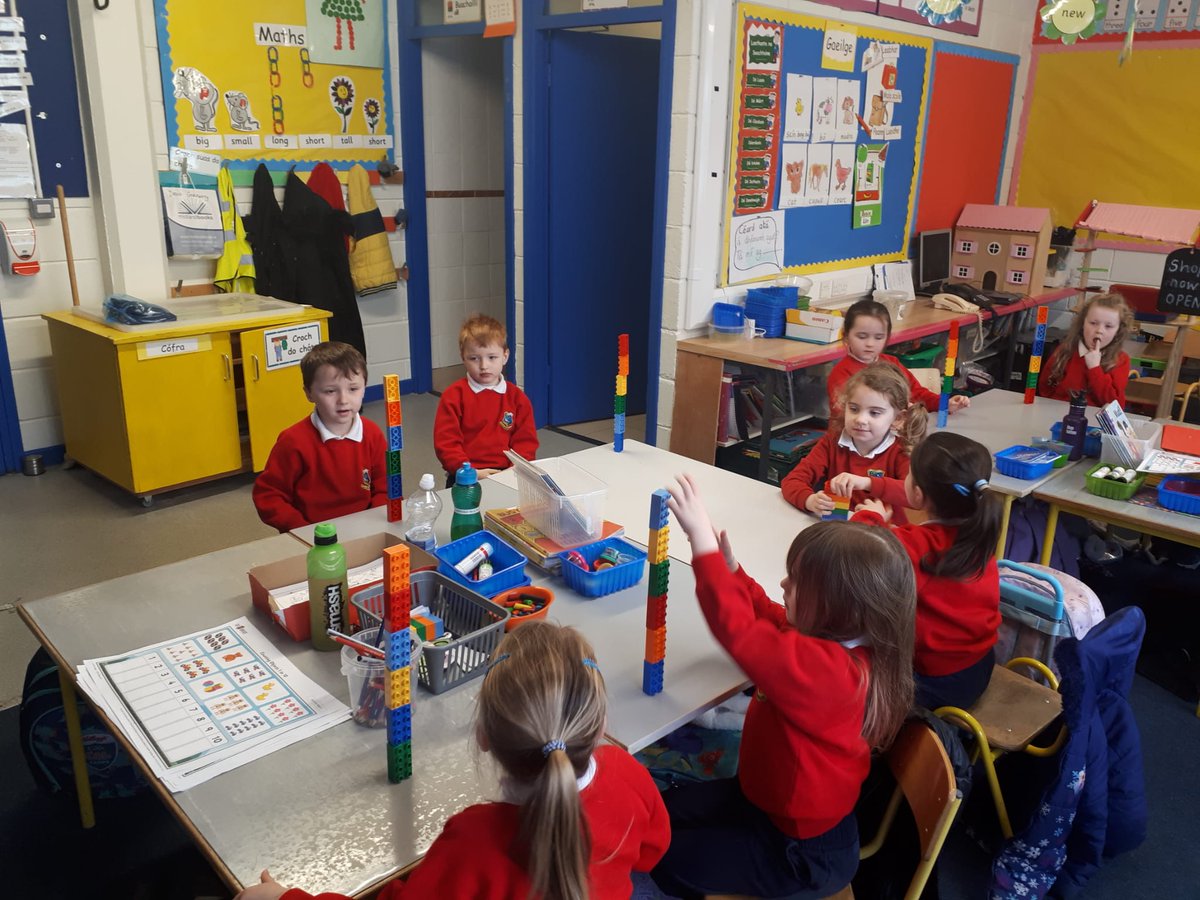 Mucklaghschool's tweet photo. Our junior infants love learning  with #sixbricks to learn early concepts of reading and maths.
We started this new programme this year. It is effective and so enjoyable for the children. #engagedlearning #lego4learning https://t.co/ux5filUv2T