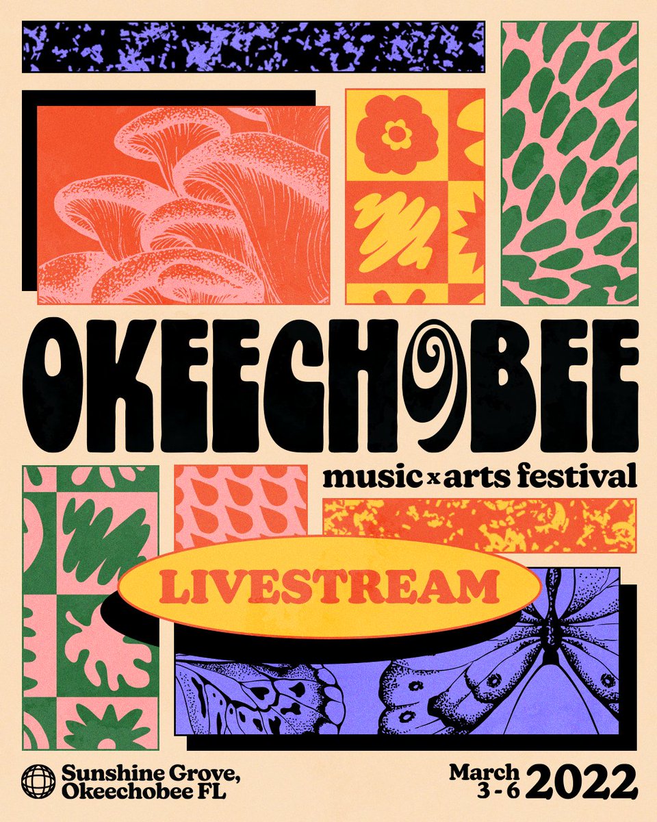 Get a taste of the Portal with the @okeechobeefest Livestream & experience some of the sets throughout our 4 Days at Sunshine Grove! 🌴🌀⚡ ️#OMF22 #InsomniacTV Dance along from home TODAY - Sunday between 6pm - 7am ET on tv.insomniac.com & @lomotifofficial! 🔊🎶