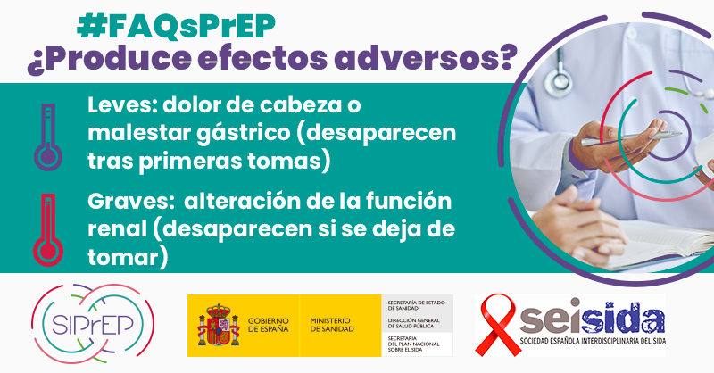📢¿Puede producir efectos adversos la #PrEP? 

💊La #PrEP se basa en la toma de medicamentos antirretrovirales y puede tener efectos secundarios. 

🔍Es clave realizar un buen seguimiento clínico de las personas que la toman. 

👉 Visita la web siprep.es #SIPrEP