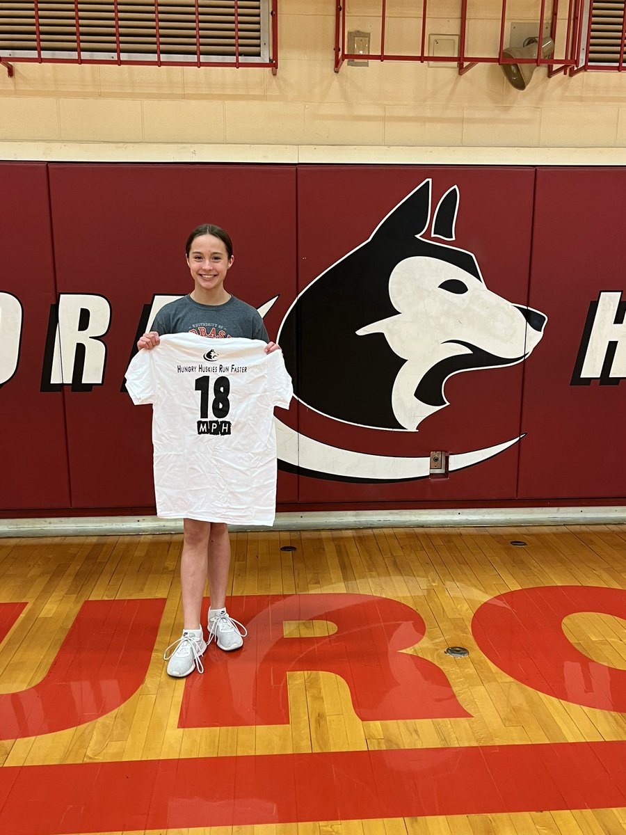 Have the honor of introducing our newest female member to the 18 MPH Club, 8th Grader Jayke Kruger!

#HHRF🐕💨