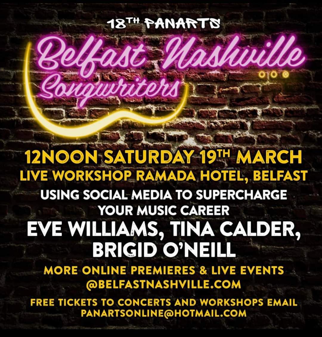 Really looking forward to being part of BellNash this year. #BelNash #songwriting