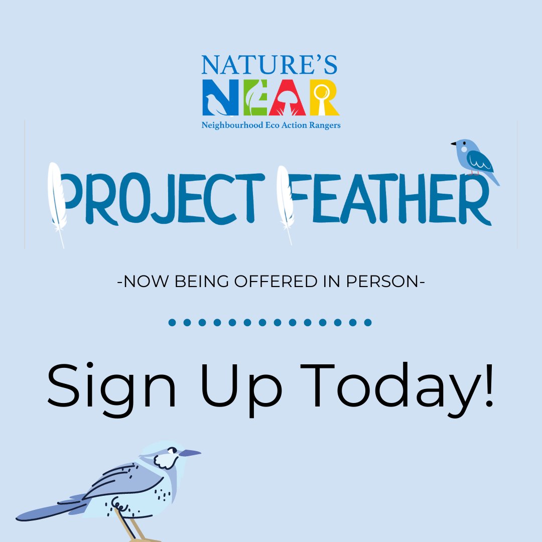 Attention all <a href="/HaltonDSB/">HDSB</a> Gr. 4, 5, &amp; 6 teachers - you are invited to sign-up for Nature's NEAR spring program, Project Feather: All About Birds now being offered in person! To register: bit.ly/project-feather Form closes on March 11, 2022. Don't miss out &amp; sign-up today! 🐦