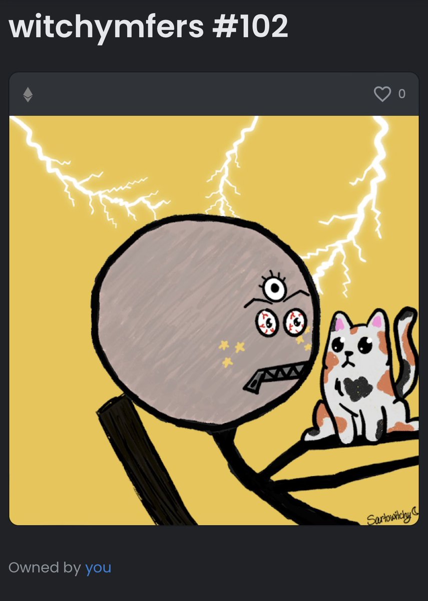 One_Theoretic's tweet photo. Meow! Thanks @witchymfers and @kroll_jesse this one is “cool cats”LOL https://t.co/5HMNKfrXni