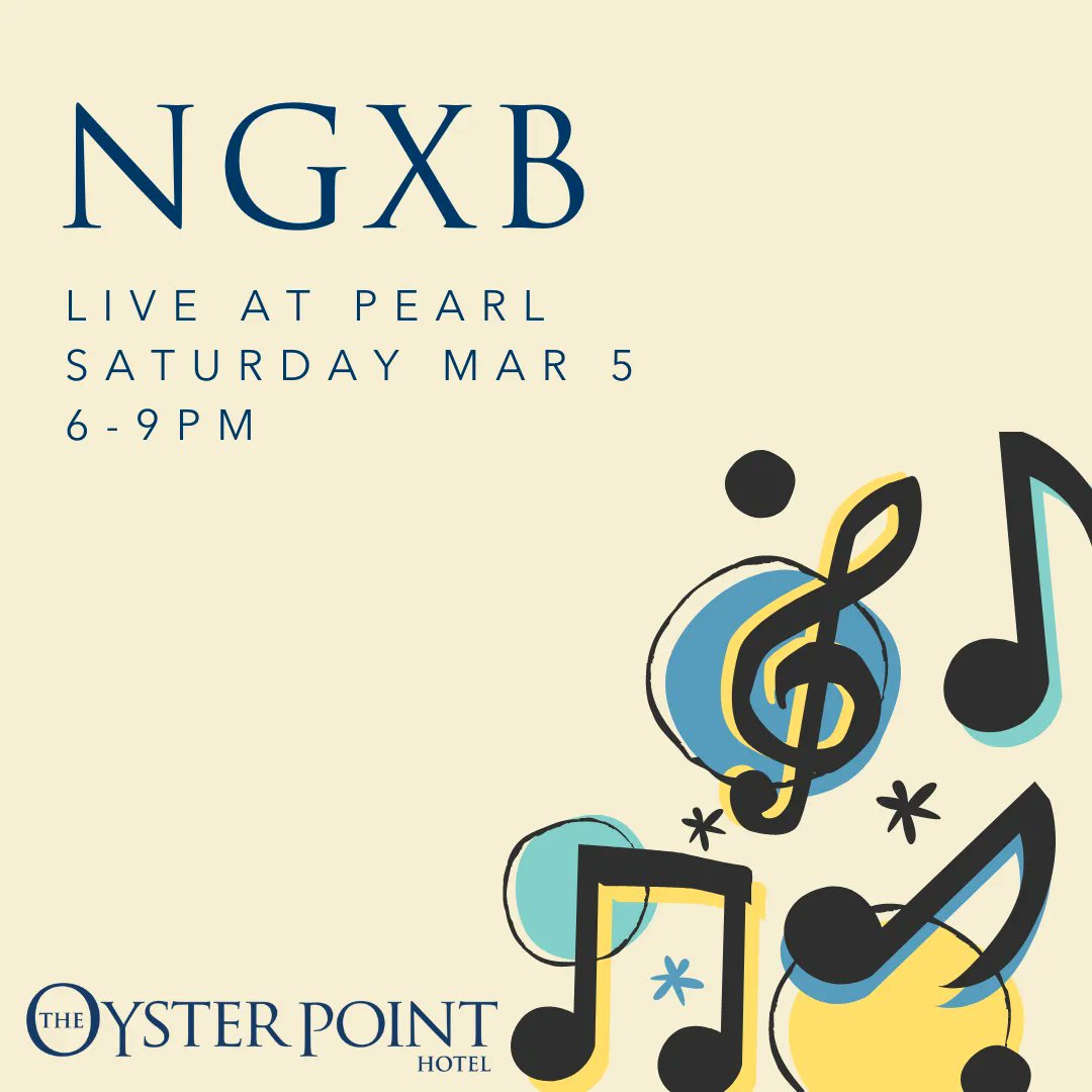 Another amazing weekend is on the horizon! Join us at Pearl on Saturday as NGXB performs from 6-9pm.