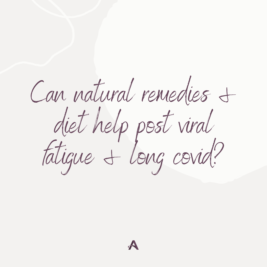 We are still seeing a lot of people coming to see our nutritional therapists for advice on how to get their energy and vitality back after covid.  We wish we had one magic solution for everyone but there can be lots of reasons for reduced energy and so different solutions for eve