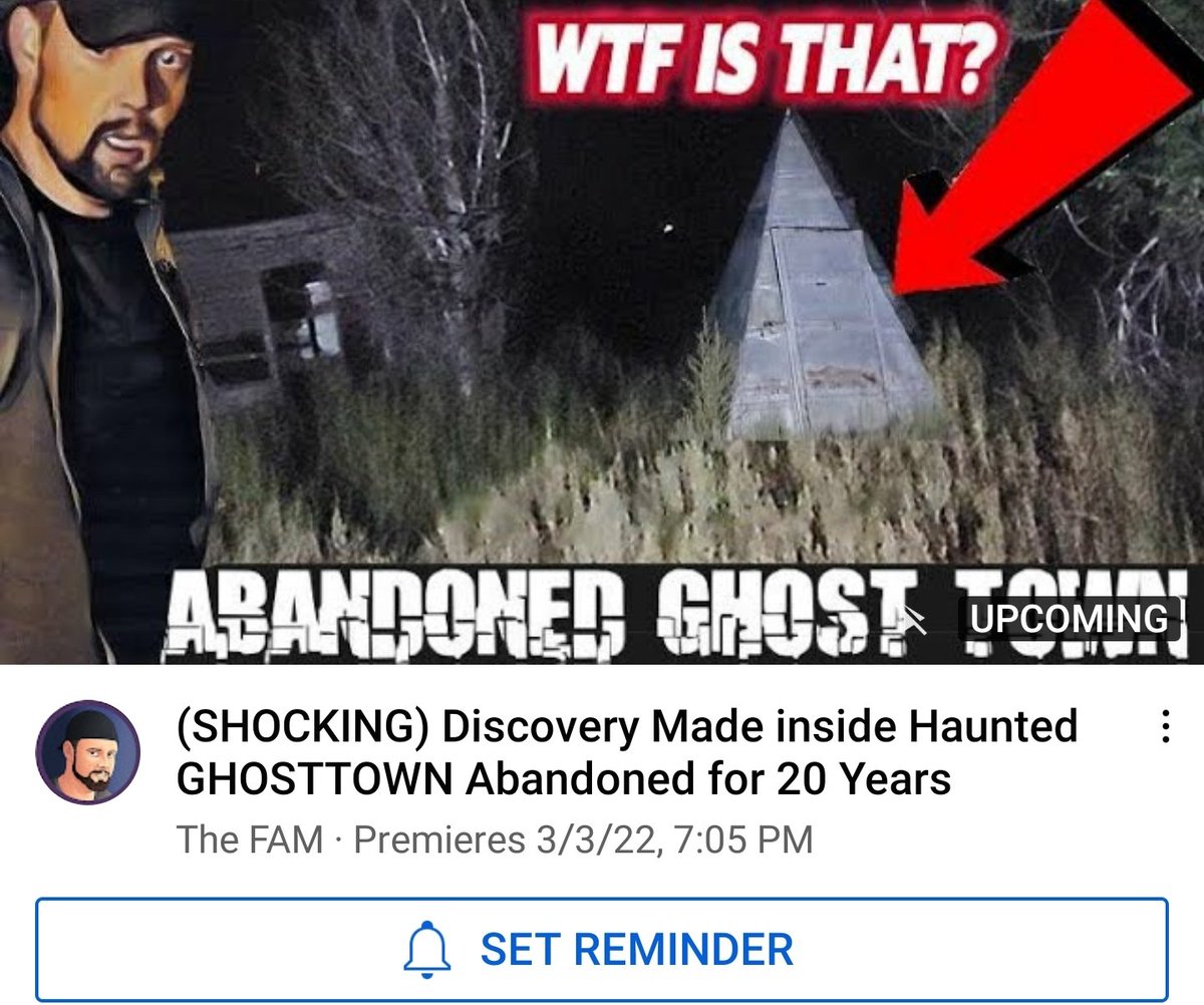 Can we get some "ReTweets" for tonight's BANGER?

Scariest Abandoned Ghosttown EVER  Premiering at 7:05pm Tonight! Hope to see you there in the Live Chat! ft <a href="/AidensEscapades/">GrayPaw</a>
Direct Video Link:
youtu.be/r7T4JWS9tjI