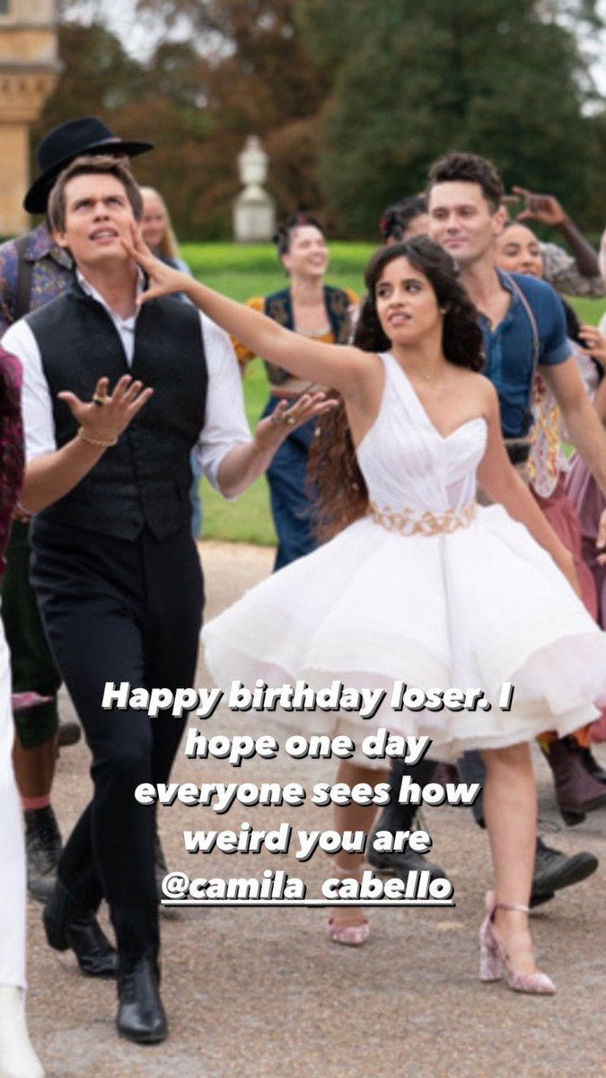 pcamilabrasil's tweet photo. FOTO | Nicholas Galitzine via Instagram Stories: “Feliz aniversário perdedora. Espero que um dia as pessoas vejam o quão estranha você é.” https://t.co/ADgnMUXGwn